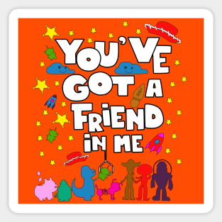 toys for friends Sticker